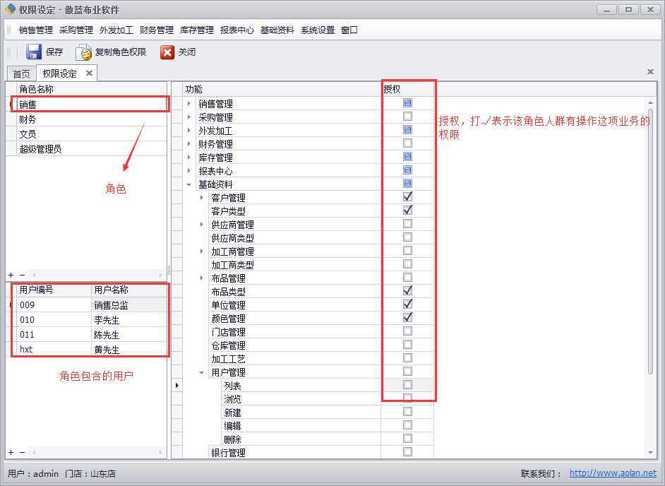 布品銷售管理軟件授權(quán)管理